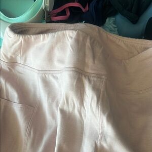 Jaanuu Women's Pants scrubs yoga style in Light Pink